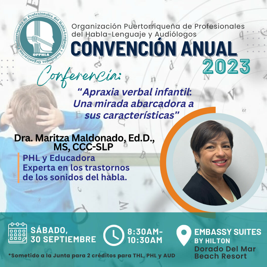 Apraxia verbal infantil: Una mirada abarcadora a sus características (30 de septiembre de 2023) [0 créditos]