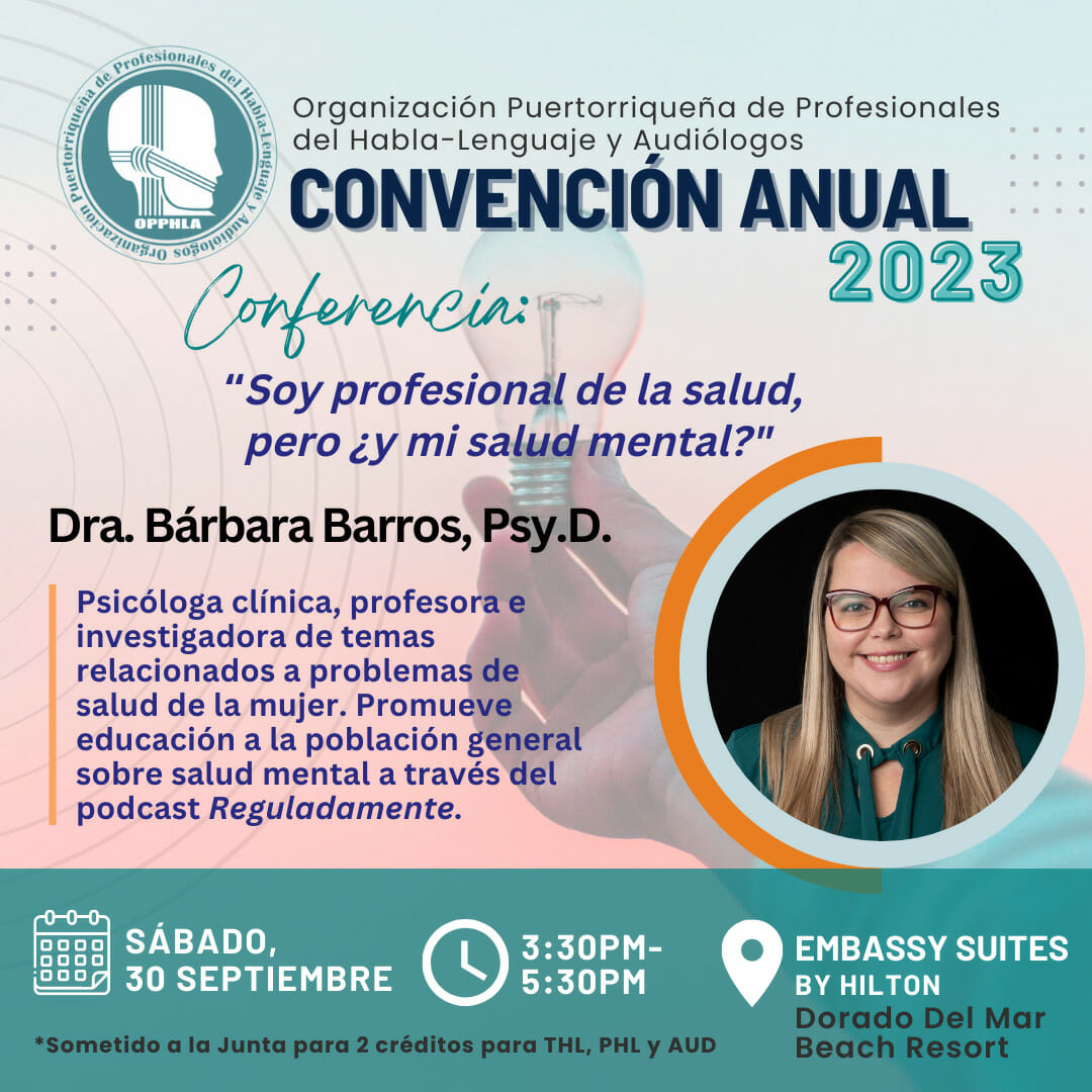 Soy profesional de la salud, pero ¿y mi salud mental? (30 de septiembre de 2023) [0 créditos]