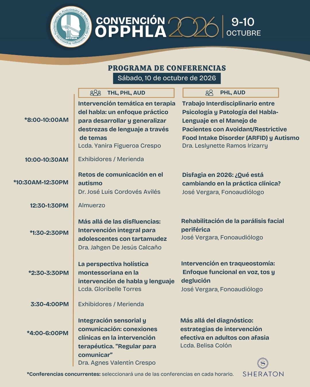 programa sabado 10 oct 2026
