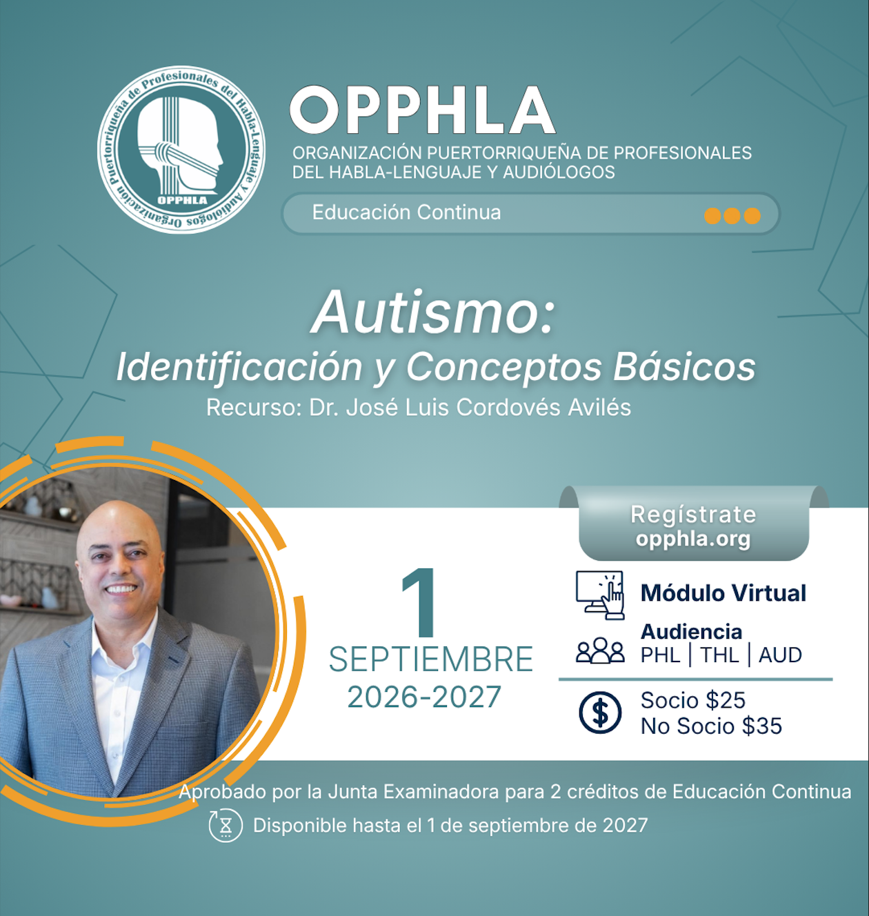 Módulo: Autismo: Identificación y Conceptos Básicos (Septiembre 2026-2027)